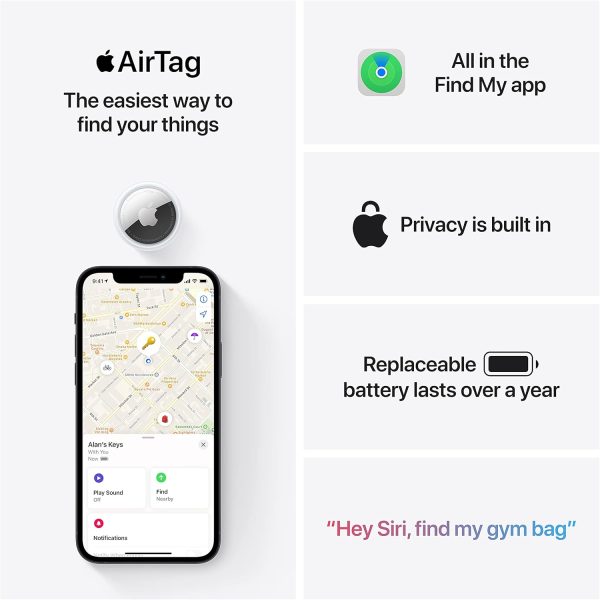 Apple AirTag (4 pack) - Image 2