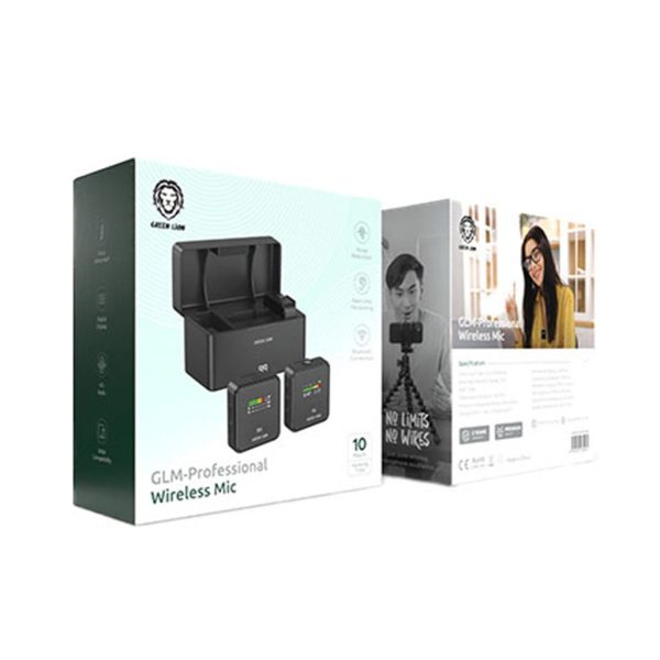 Green Lion GLM-Professional Wireless Microphone 300mAh - Black - Image 2