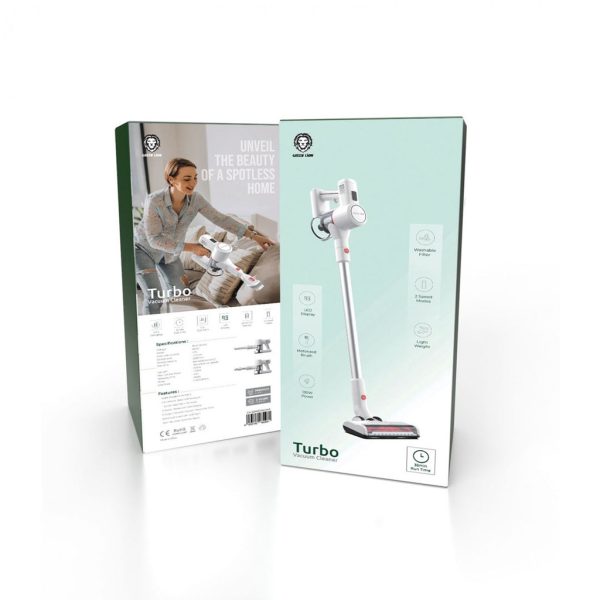 Green Lion Turbo Vacuum Cleaner - White - Image 9