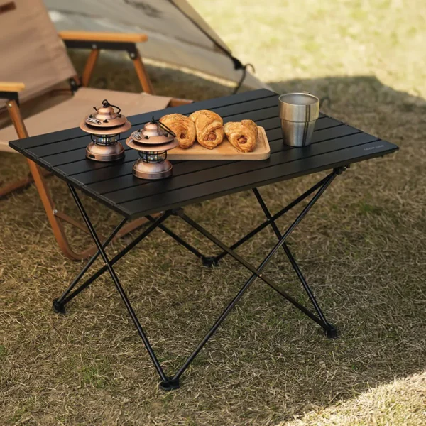 Green Lion Foldable Camping Table - Black - Image 2