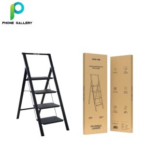 Green Lion Foldable Ladder - Black