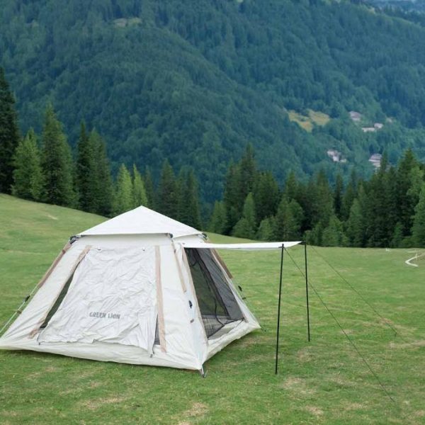 Green Lion GT-6 Camping Tent - Biege - Image 2