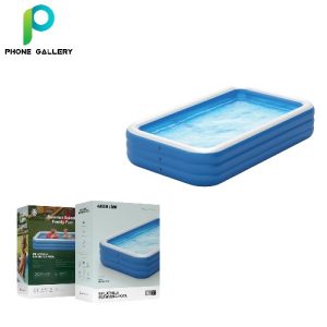 Green Lion Inflatable Small Swimming Pool - Blue