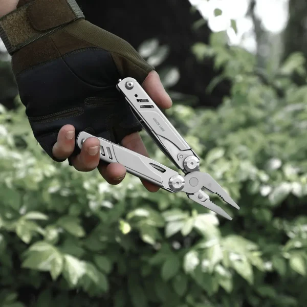 Green Lion Multi-Plier X 15 In 1 Multi Tool Kit - Silver - Image 2