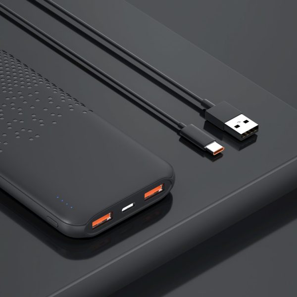 Green Lion Rome 10000mAh Power Bank - Black - Image 2