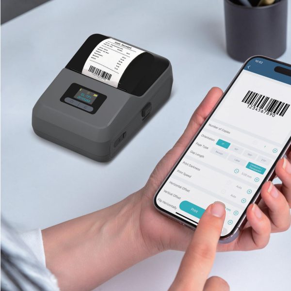 Green Lion Thermal Printer - Gray - Image 2