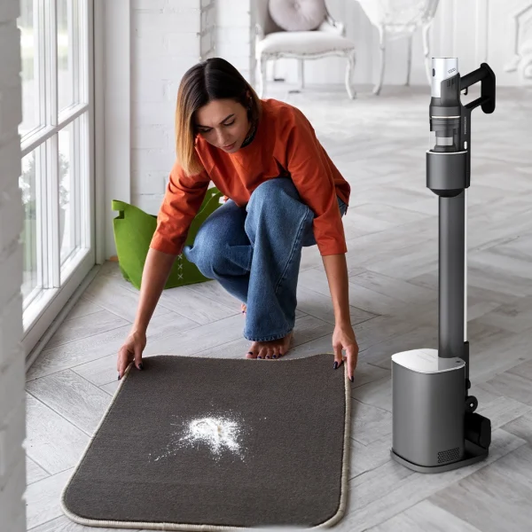 Powerology Cordless Vacuum Auto-Disposal Charging - Black - Image 2