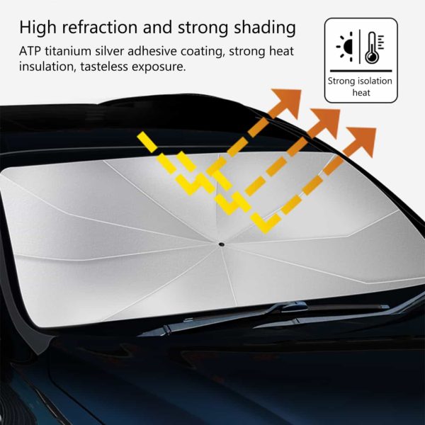 Car Windshield Sunshade Umbrella Earldom ET-U1 - Image 2
