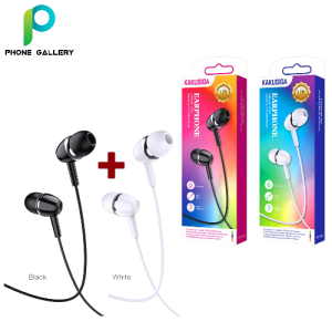 KAKUSIGA Wire Control Earphone With Mic (3.5mm) (Promo 2cope)