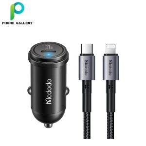 Mcdodo PD30W Fast Car Charger Kit (USB-C to Lighting Cable)