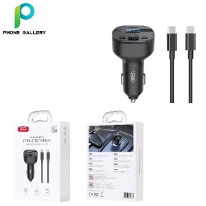 XO Smart Bluetooth MP3 Car Charger 3A + Type-C Data Cable Set BCC18