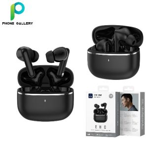WiWU T28 ENC TWS Earbuds Dual Mic Noise Cancelling Black