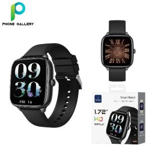 WiWu SW06 Smart Watch 1.72" HD Display Black