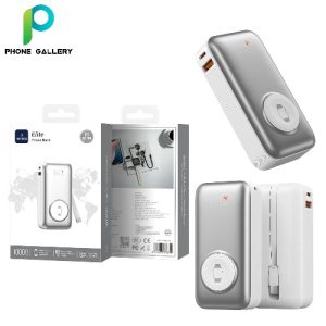 WiWu Wi-P027 Elite Power Bank 10000mAH 1C1A+1C Cable 22.5W
