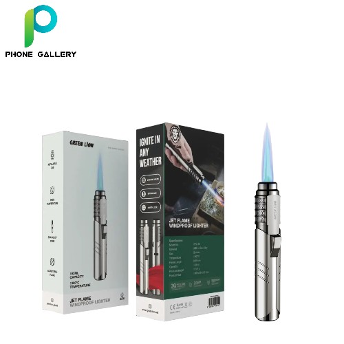 Green Lion Jet Flame Windproof Lighter