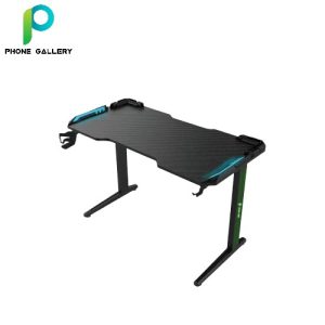 Green Lion RGB Gaming Desk - Black