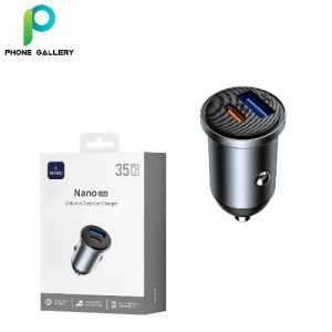WiWU Wi‑CC030 Nano Lite 35W USB A+C Fast Car Charger