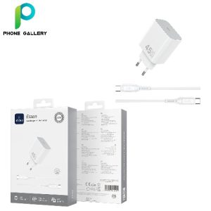 WiWu Wi-G024 C-C 45W Essen GaN Fast Charger+Cable Combo SET