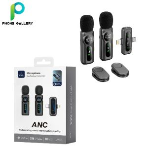 WiWu Wi-WM007 Dual Wireless Lavalier Microphone